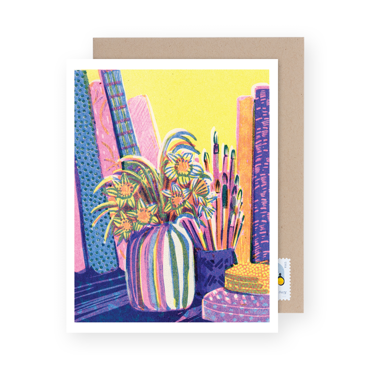 Still Life with Books and Flowers #3