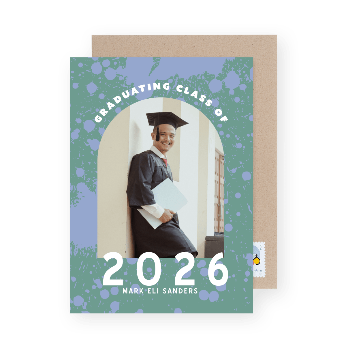 Paint Splatters Teal