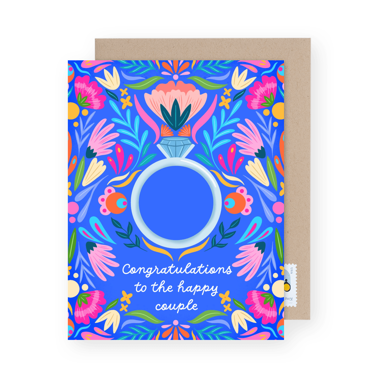 Floral Ring Congrats