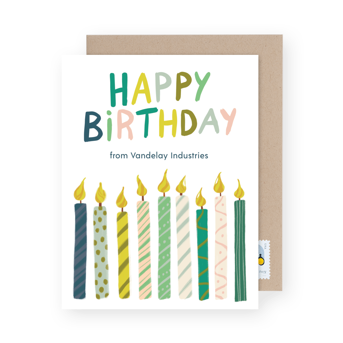 Business Birthday Candles