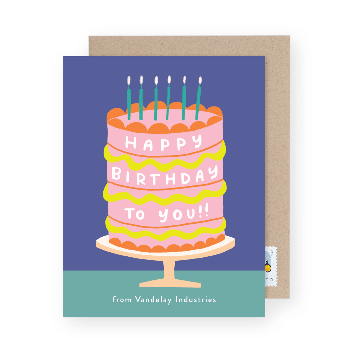 Business Layered Birthday Cake