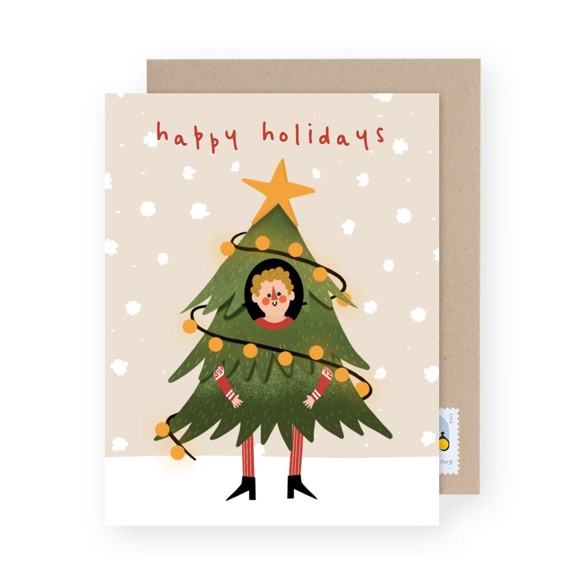 Happy Holidays Tree Guy