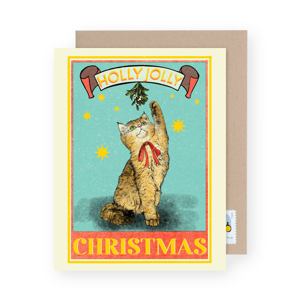 Holly Jolly Christmas Cat