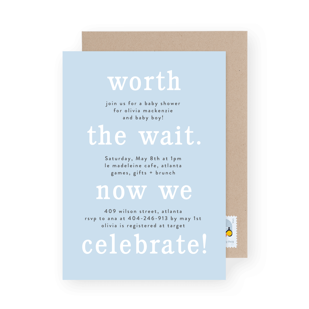 Worth The Wait Blue