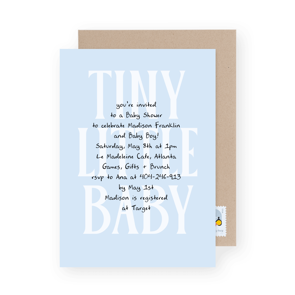 Tiny Little Baby Blue