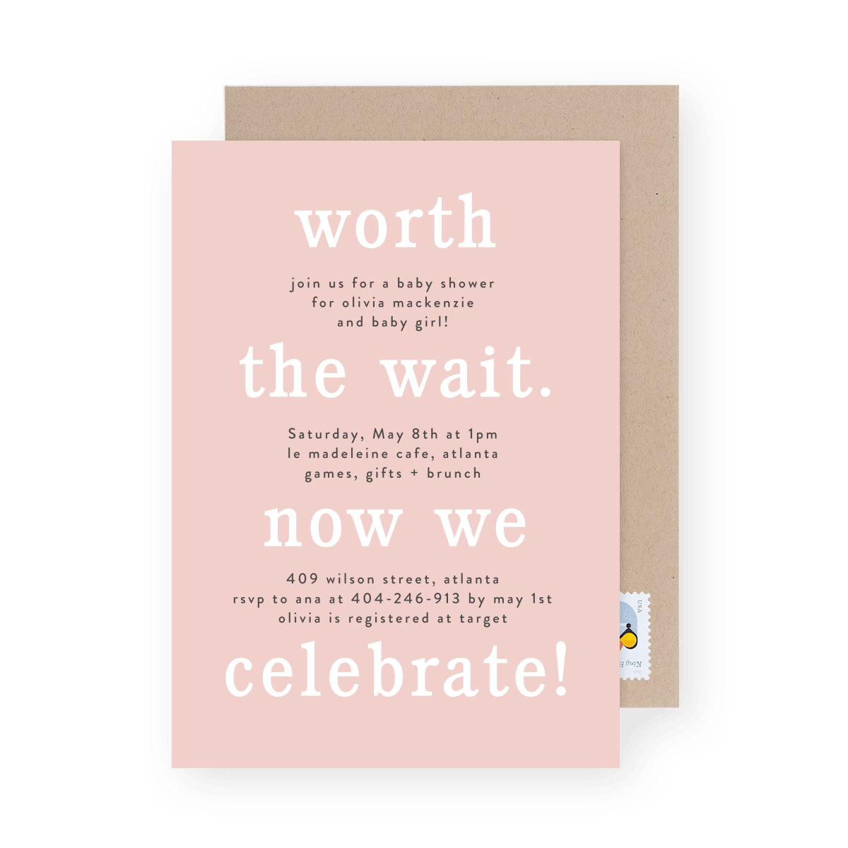 Worth The Wait Pink