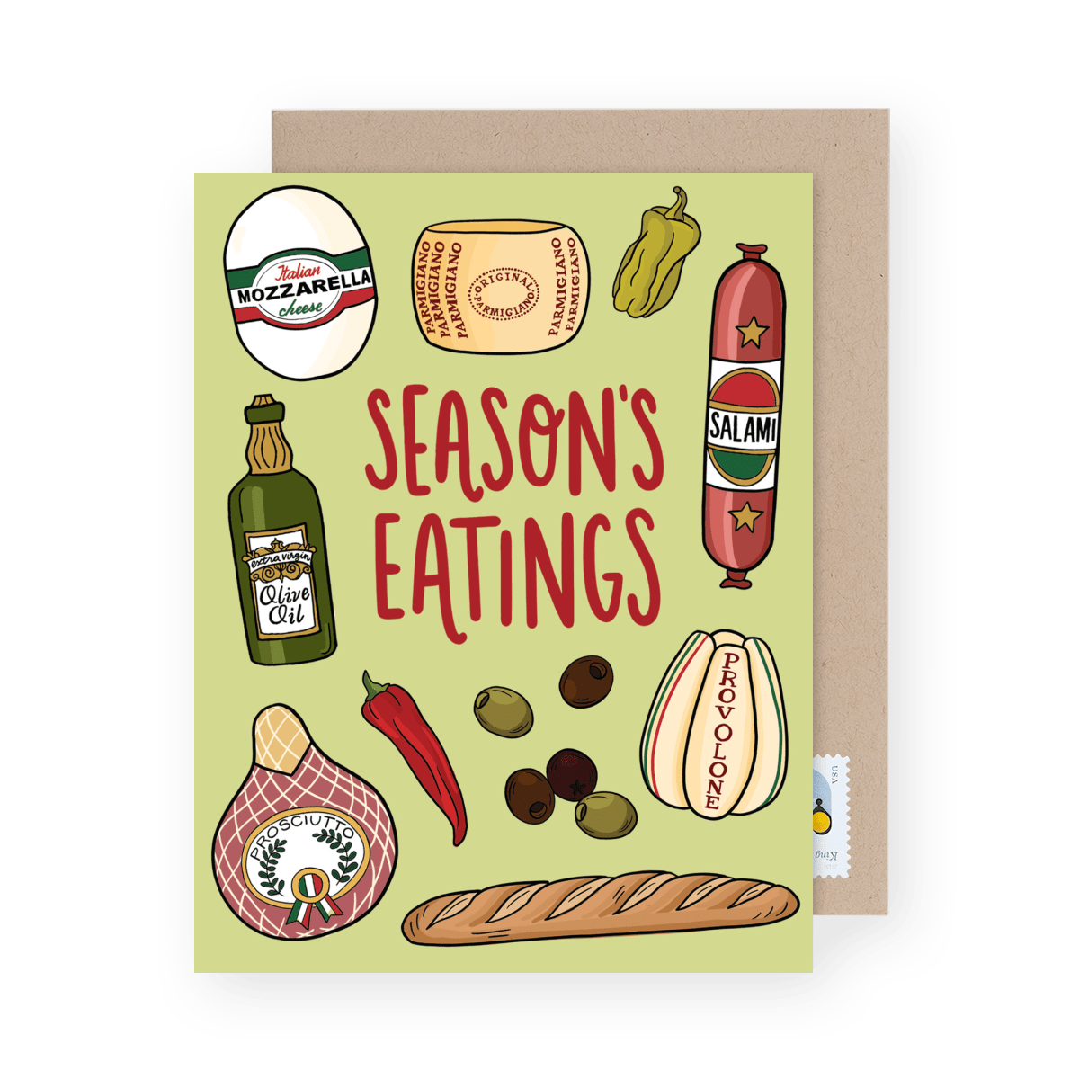 Italian Meats Cheeses Christmas