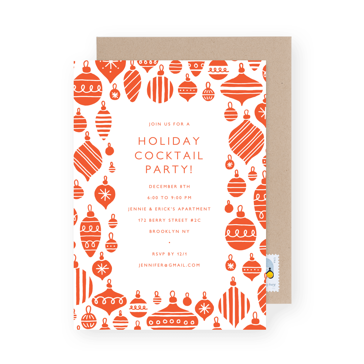 Ornaments Invite