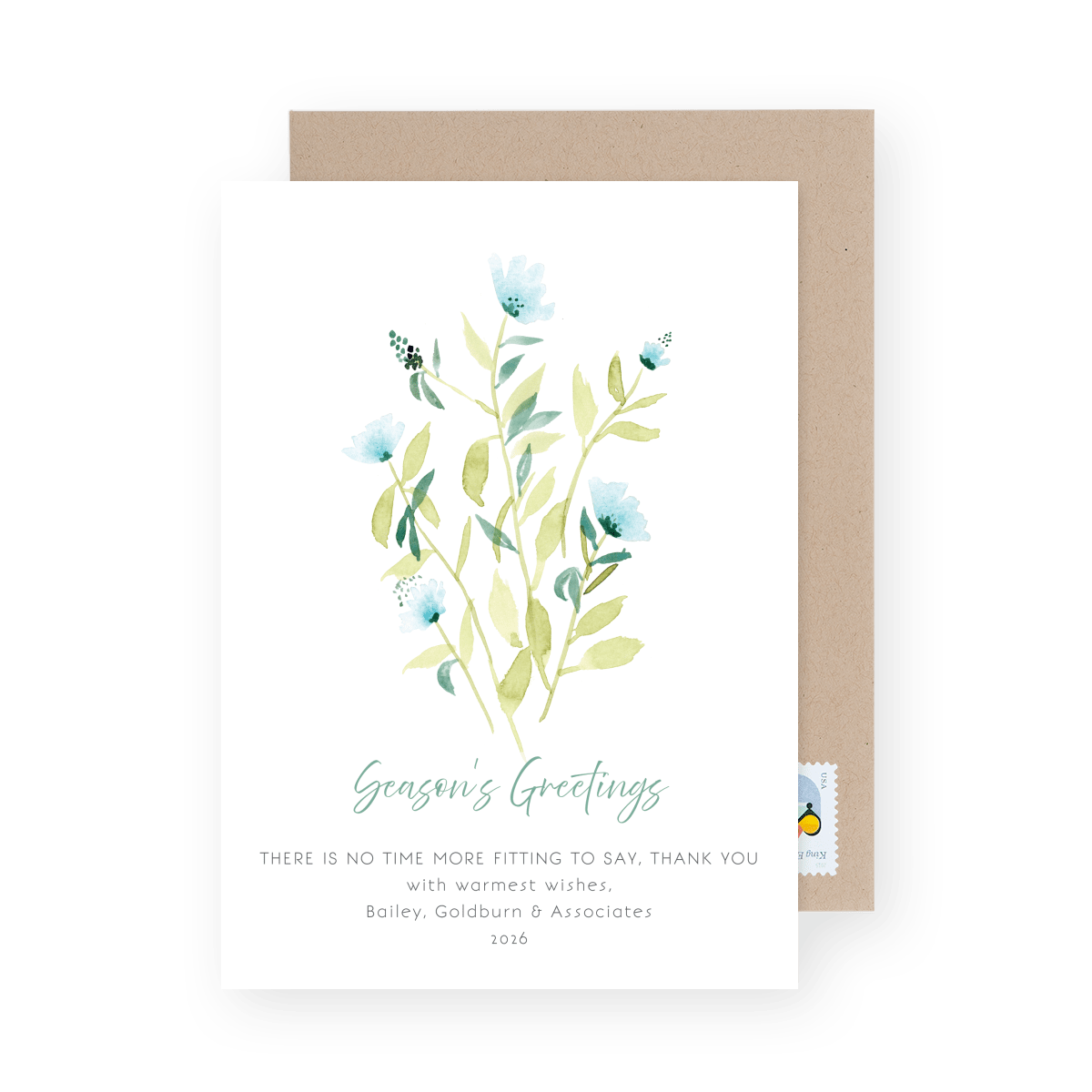 Delicate Blue Flowers 