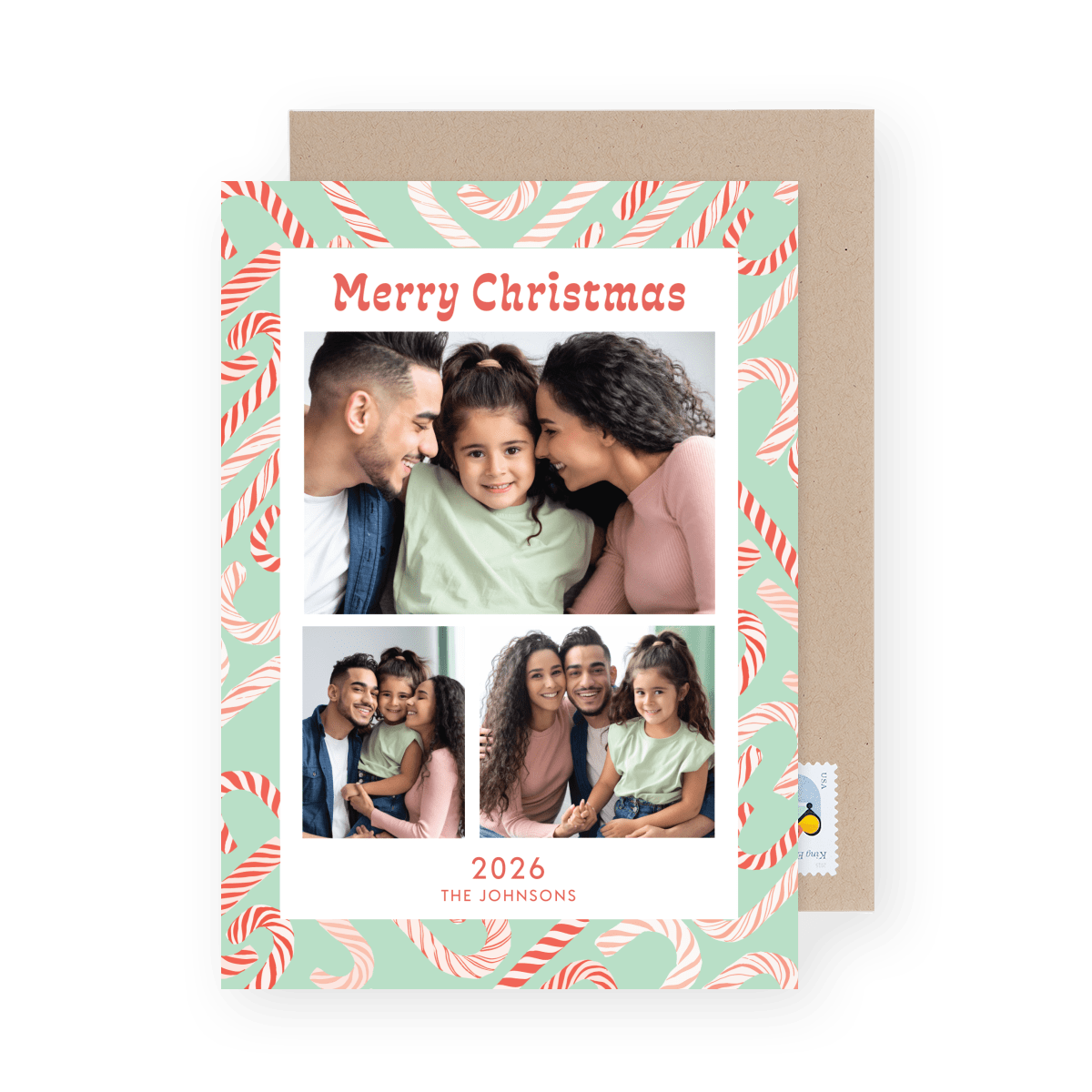 Candy Canes Frame