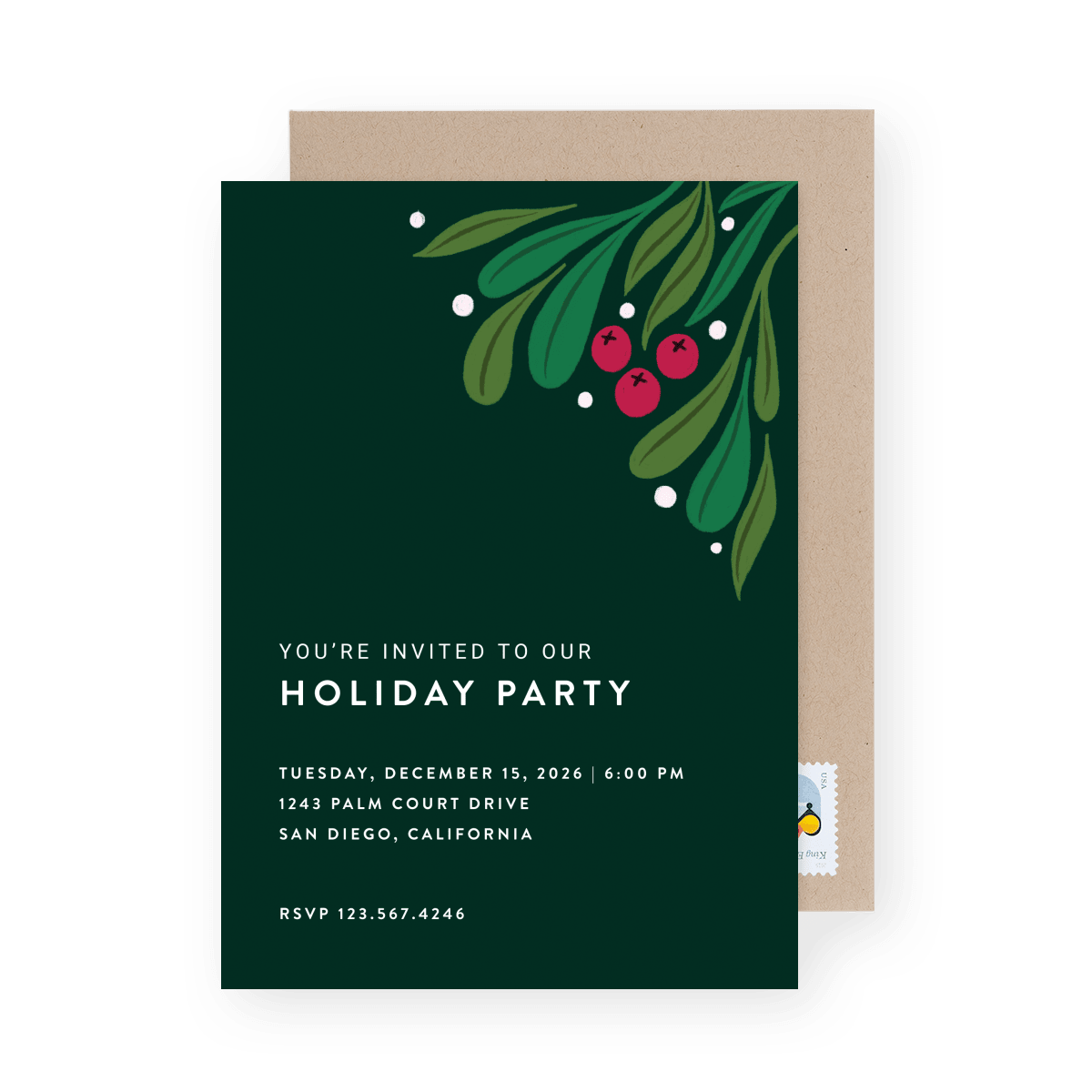 Mistletoe Invite