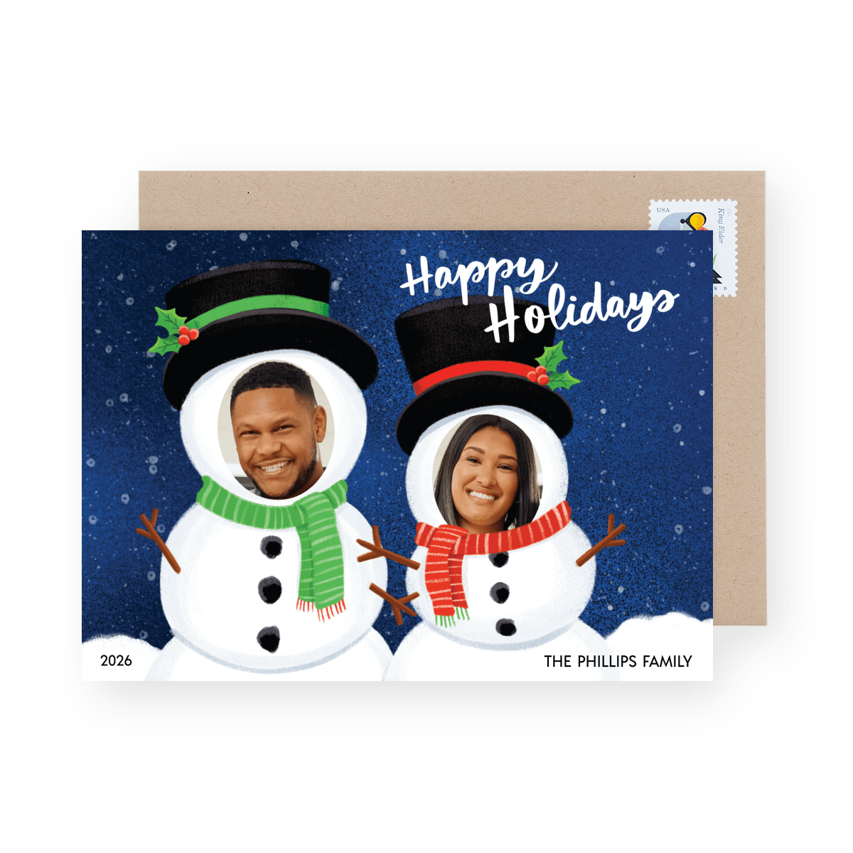 2 Snowman People