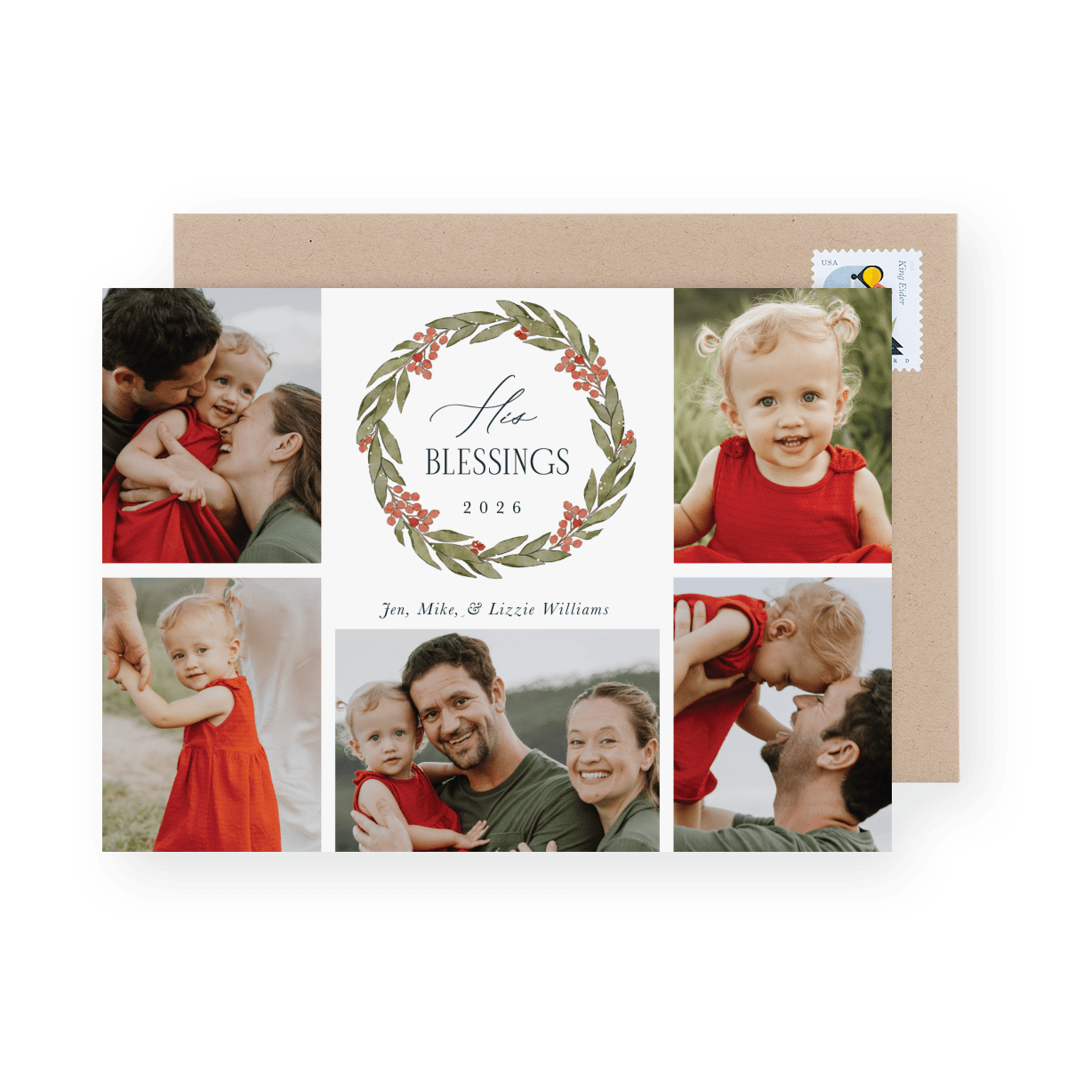 Watercolor Wreath Religious