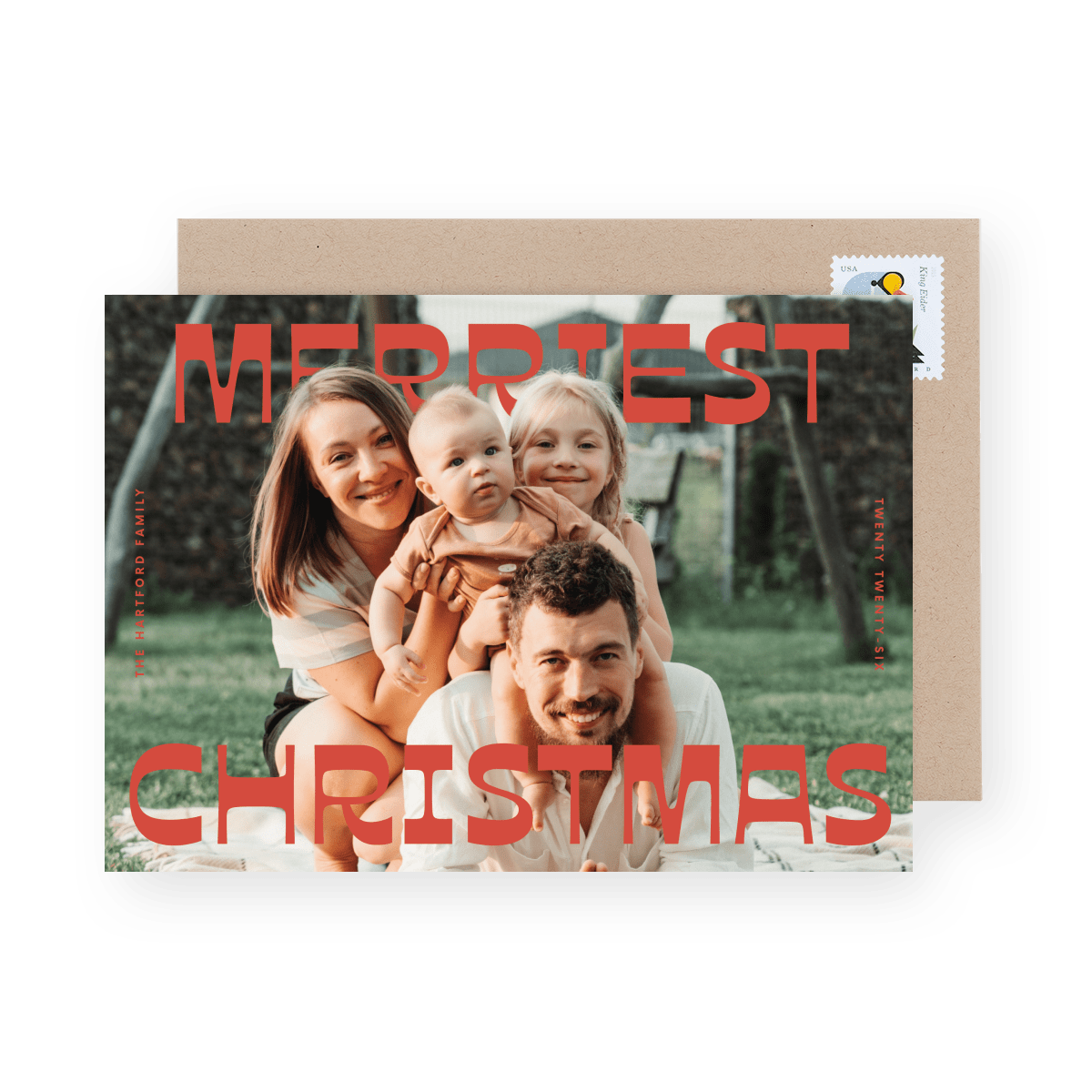 Christmas Vintage Type Red