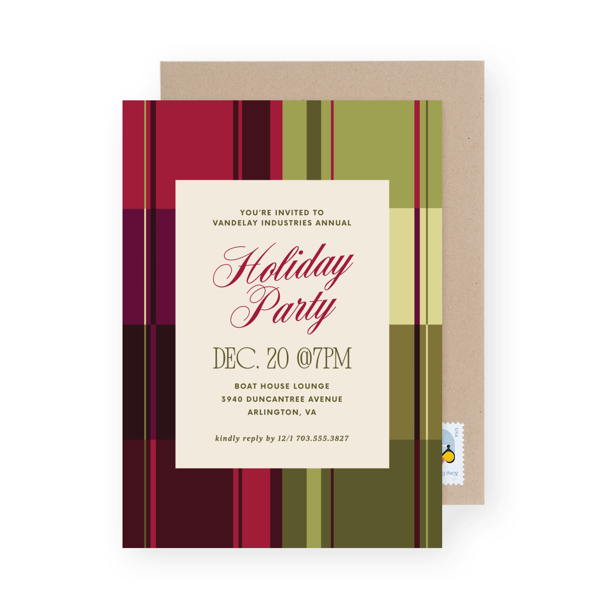 Holiday Party Plaid