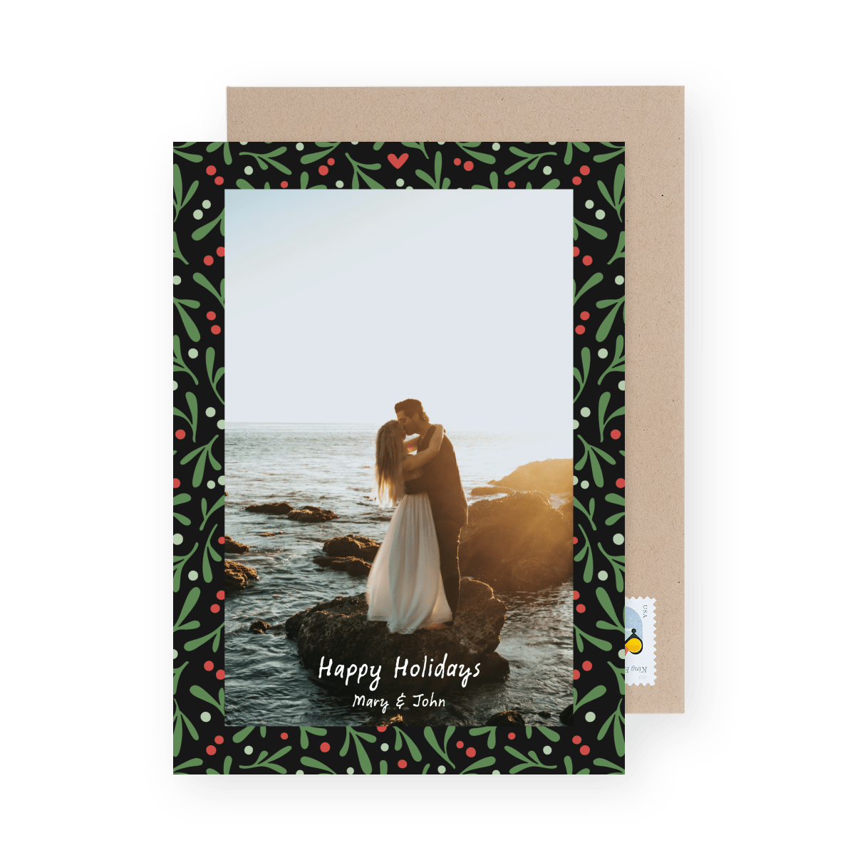 Holiday Floral Border