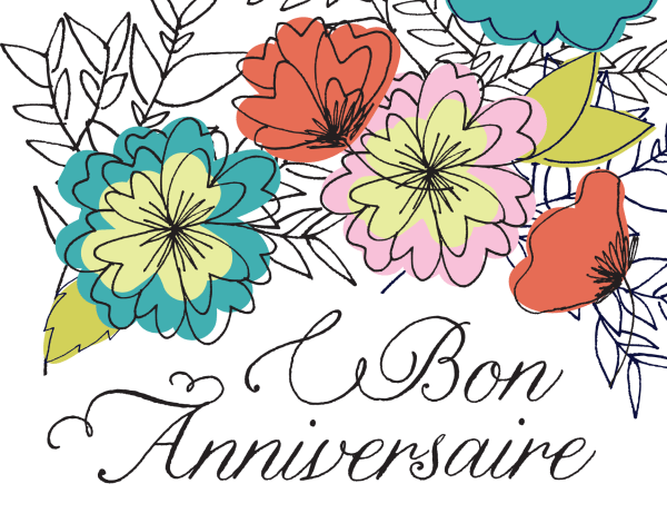 Bon Anniversaire by Isabel Davis | Postable