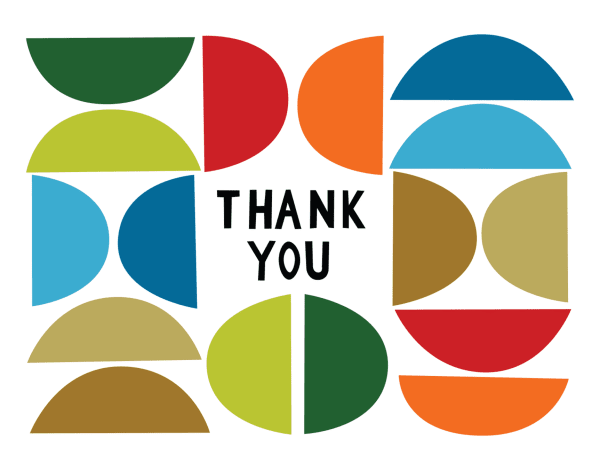 Mid Century Thank You by R. Nichols | Postable