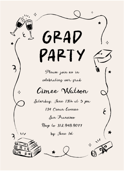 Graduation Party Invitations | Postable