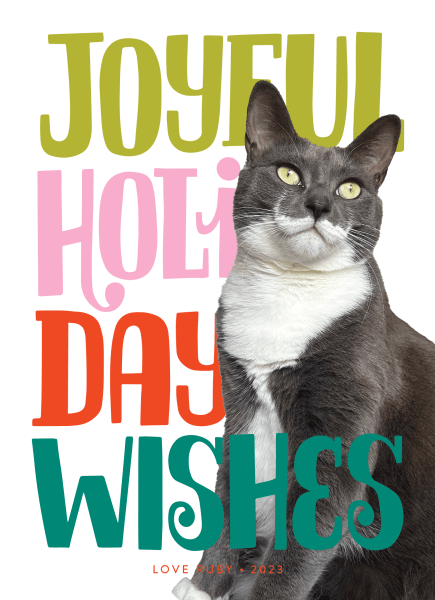 Joyful Lettering Pets Cutout