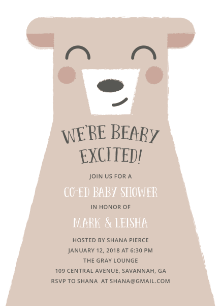 Beary Excited Co-Ed Shower