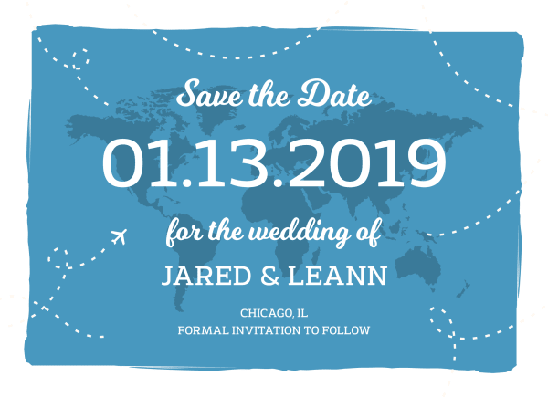 Map Save The Date