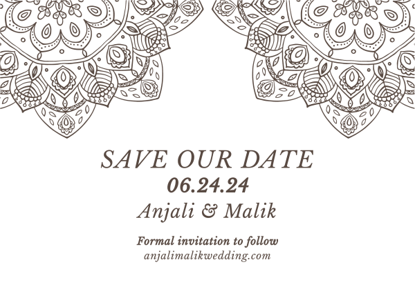 Henna Save The Date