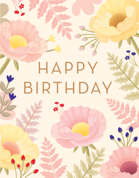 Beautiful Garden Birthday by Clap Clap | Postable