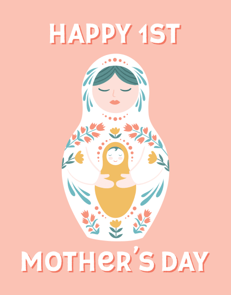 Nesting Doll First Mother's Day