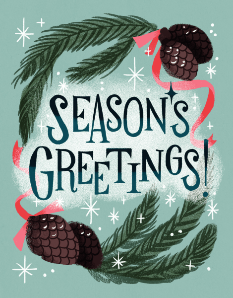 Seasonal Pinecones