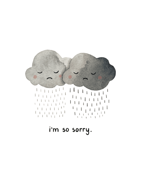 I'm So Sorry Rainclouds