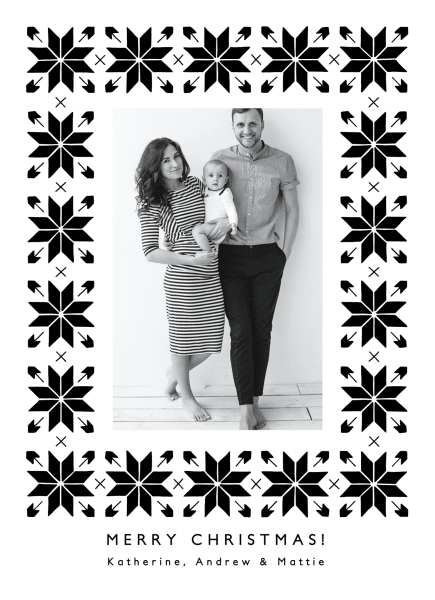 black-and-white-snowflakes-holiday-card