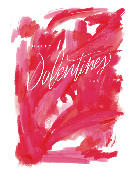 Abstract Script Valentine