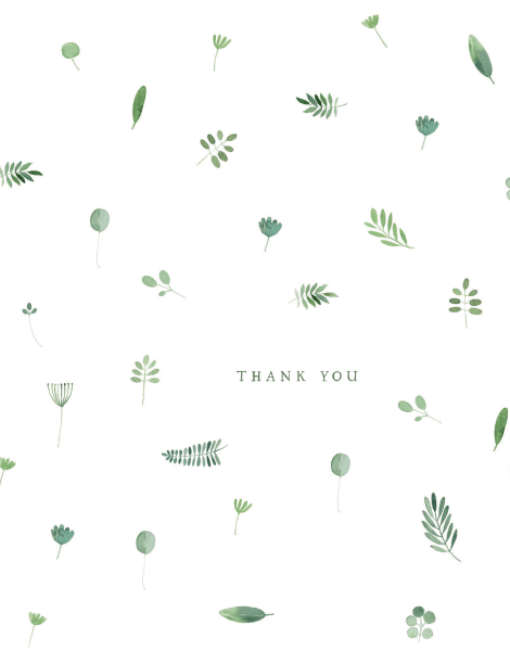 Botanical Thank You