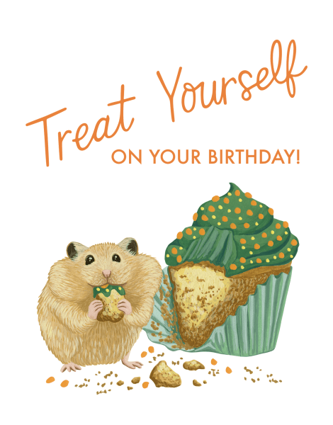 Hamster Cupcake