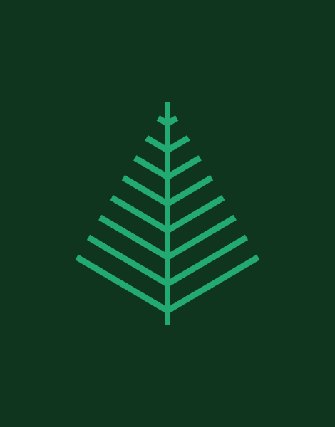 Minimal Holiday Tree