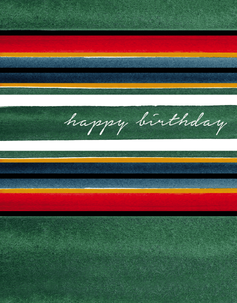 Blanket Stripe Birthday