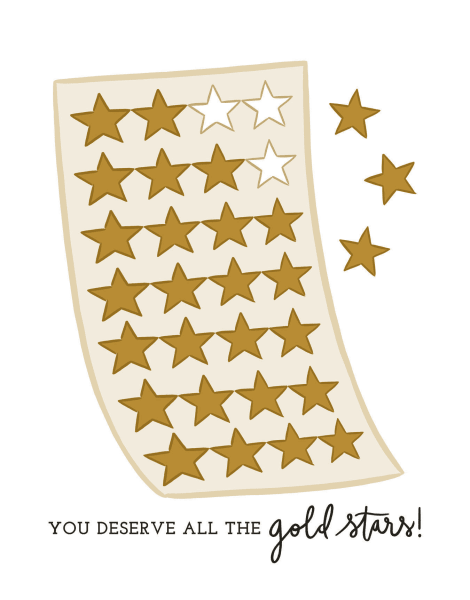 Gold Stars by Bloomwolf Studio