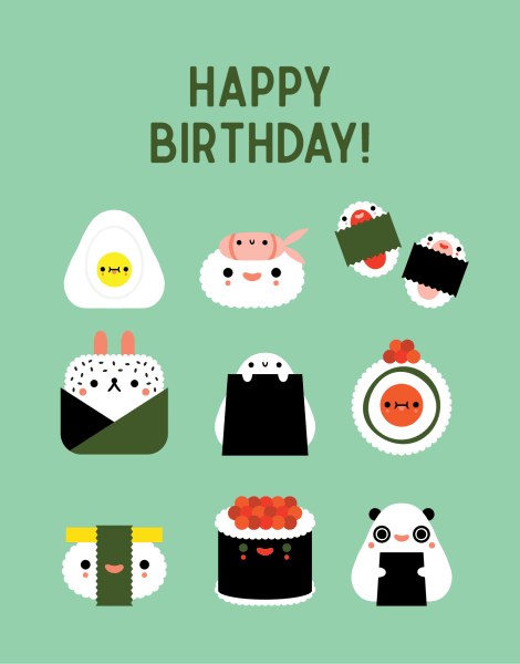 Birthday Sushi