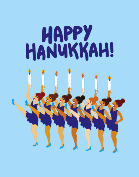 Hanukkah Rockettes 