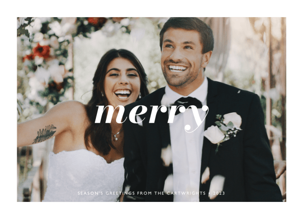 Newlywed Centered Merry