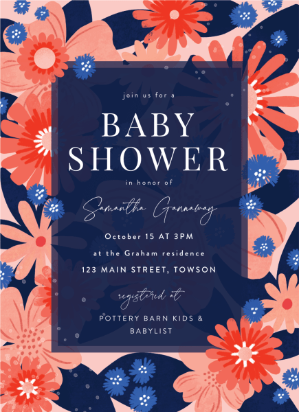 Bouquet Baby Shower