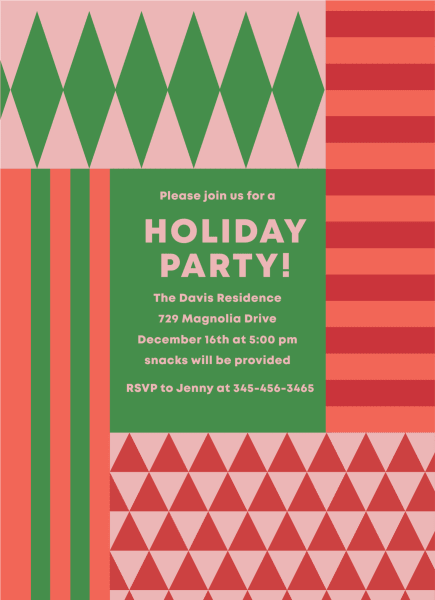 Festive Holiday Invite