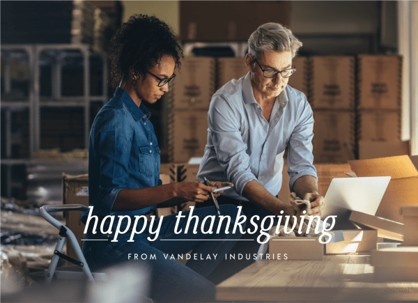 Underlined Thanksgiving Business