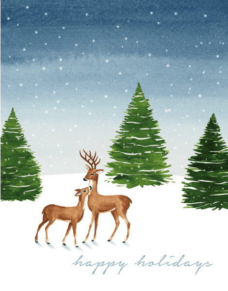 Winter Deer Holiday