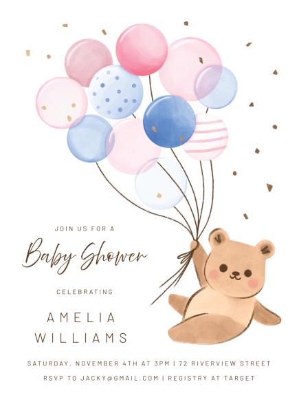 Balloons Baby Shower