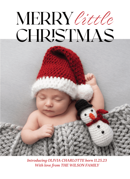 Merry Little Christmas Newborns