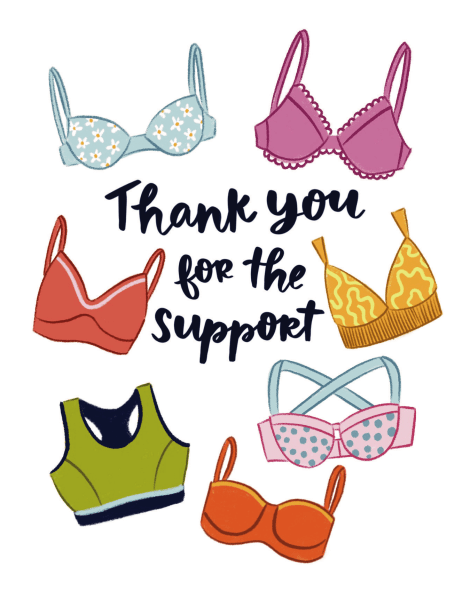 underwear thank you cards