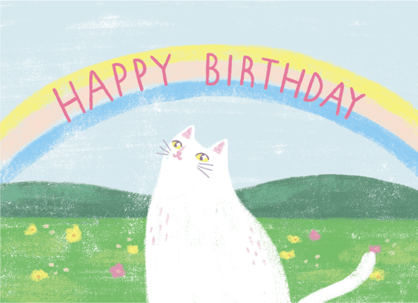 Rainbow Cat Birthday