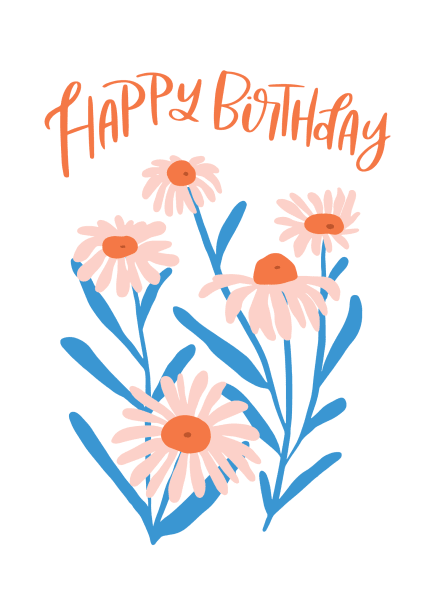 Bright Birthday Daisies 